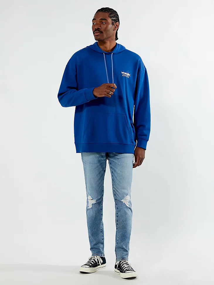 sudadera con capucha gráfica wrangler x pacsun para hombre limoges