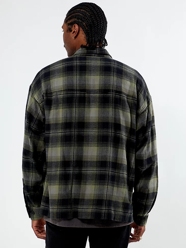 camisa de franela para hombre wrangler x pacsun deep depths