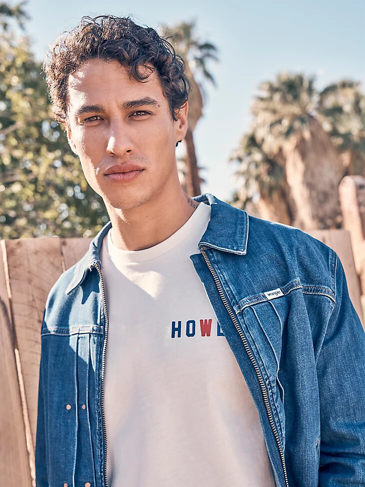 camiseta gráfica howdy para hombre color blanco vintage