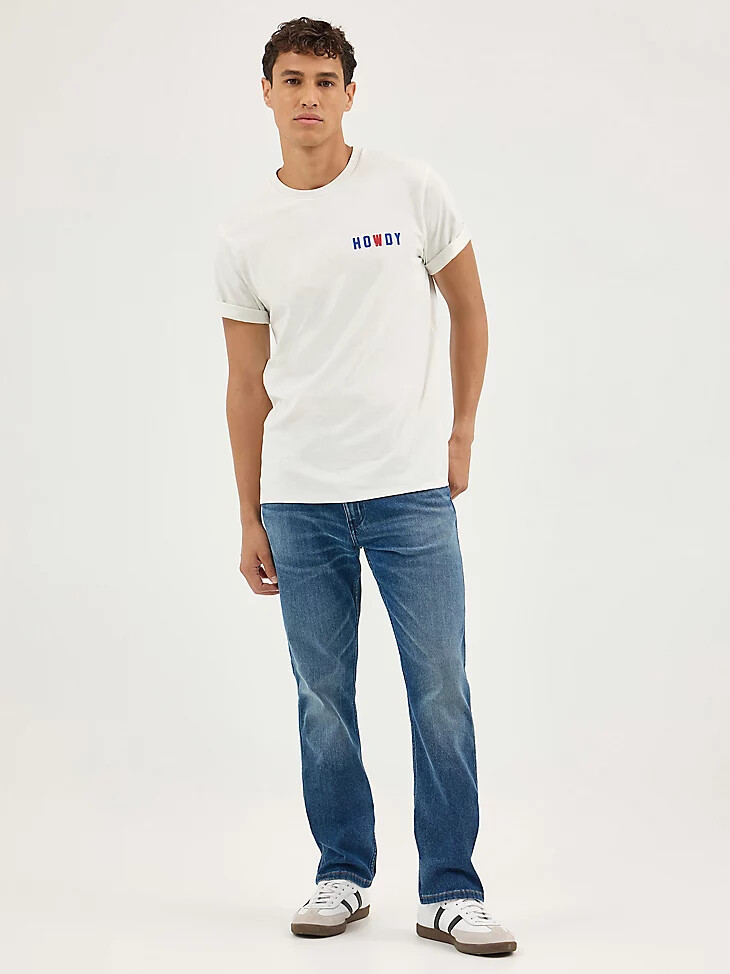 camiseta gráfica howdy para hombre color blanco vintage