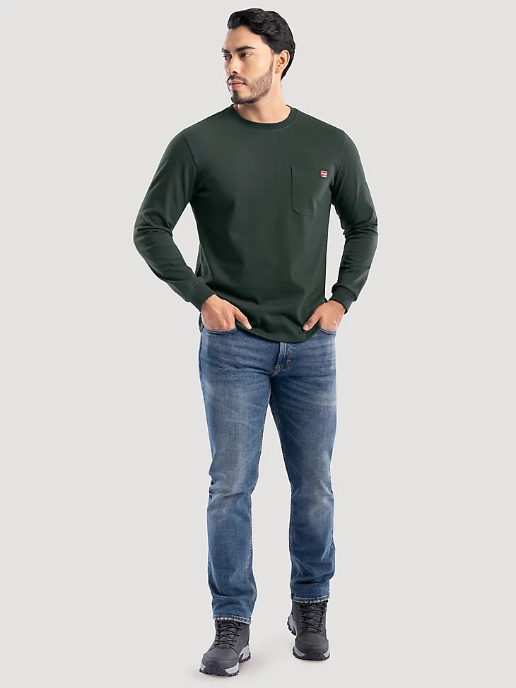 camiseta de trabajo pesada para hombre spruce