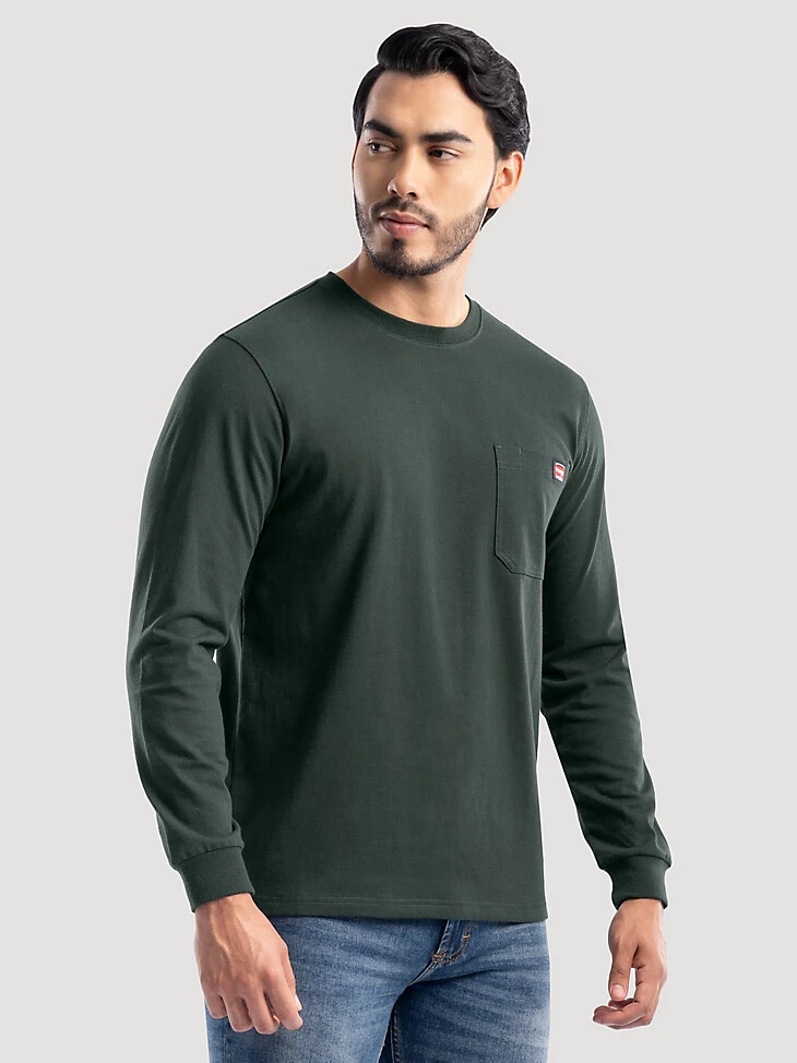 camiseta de trabajo pesada para hombre spruce