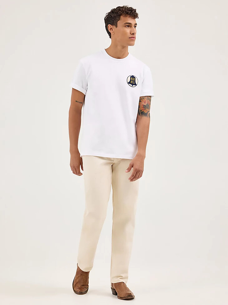 camiseta blue bell para hombre color blanco