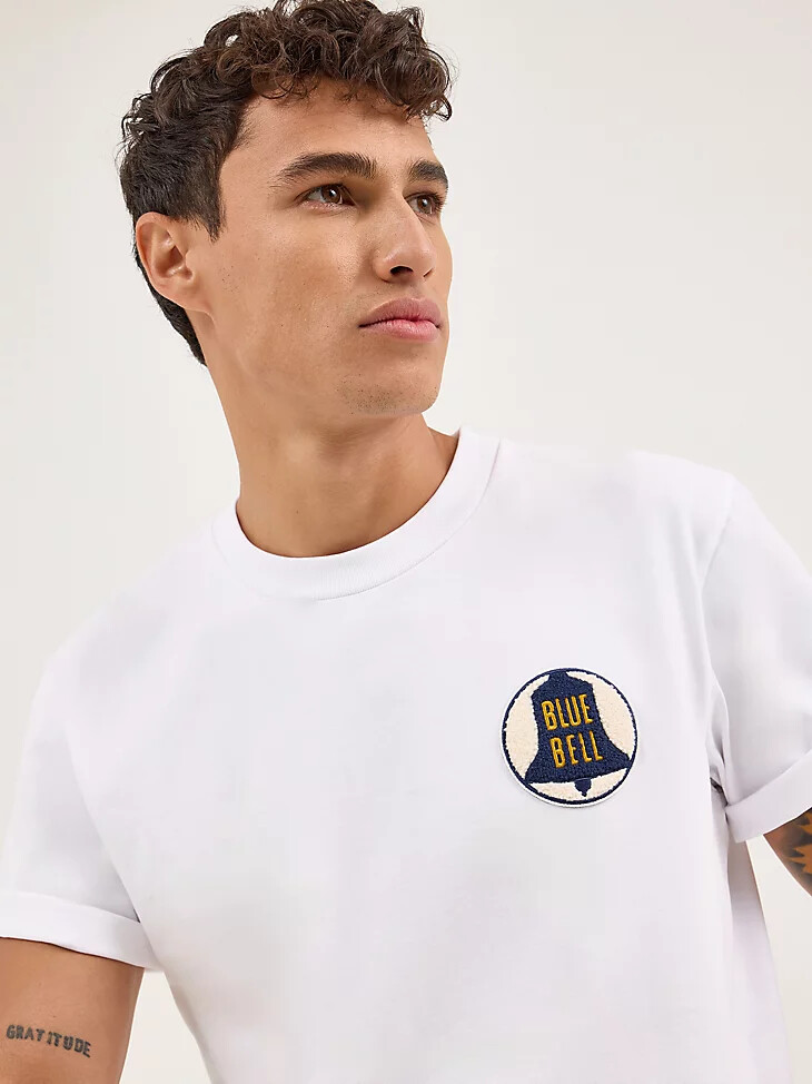 camiseta blue bell para hombre color blanco