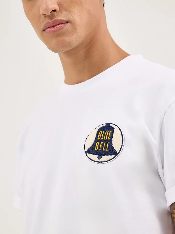 camiseta blue bell para hombre color blanco