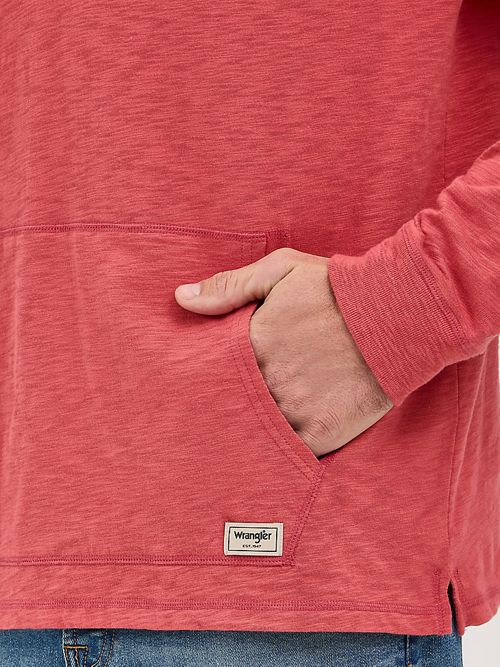 sudadera ligera con capucha para hombre cardinal