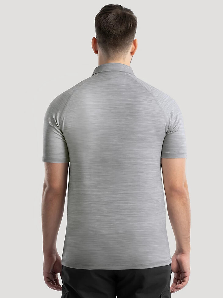 polo de rendimiento para hombre mirage grey