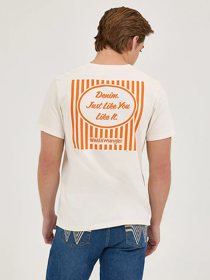 camiseta para hombre like you like it de wrangler x whataburger color malvavisco