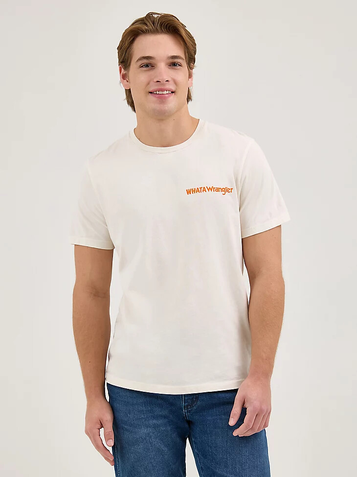 camiseta para hombre like you like it de wrangler x whataburger color malvavisco