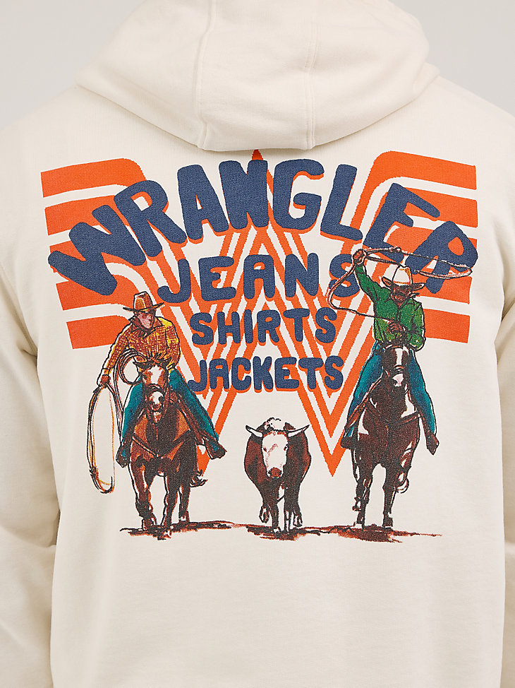 sudadera con capucha wrangler x whataburger para hombre marshmallow