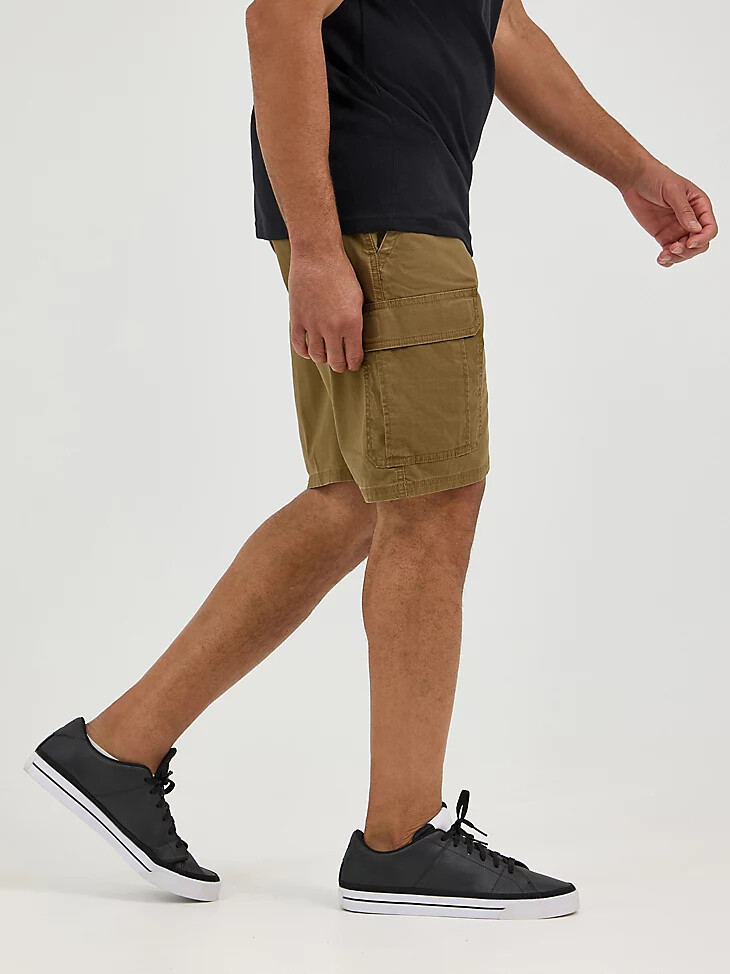 pantalón corto cargo premium five star para hombre color canguro