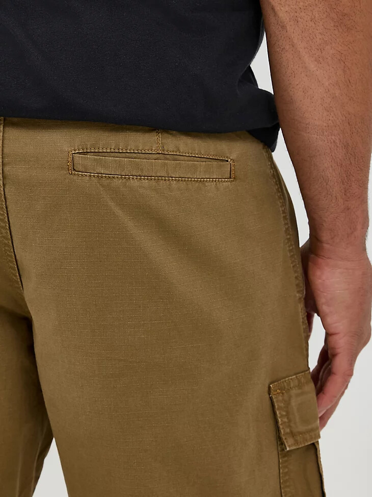 pantalón corto cargo premium five star para hombre color canguro
