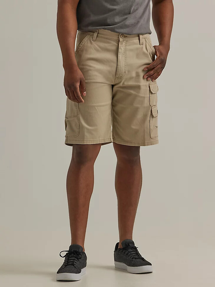 pantalón corto cargo apilado premium five star de sarga wrangler para hombre