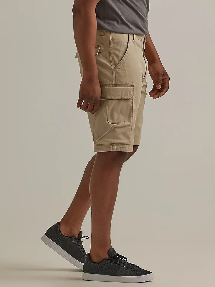 pantalón corto cargo apilado premium five star de sarga wrangler para hombre