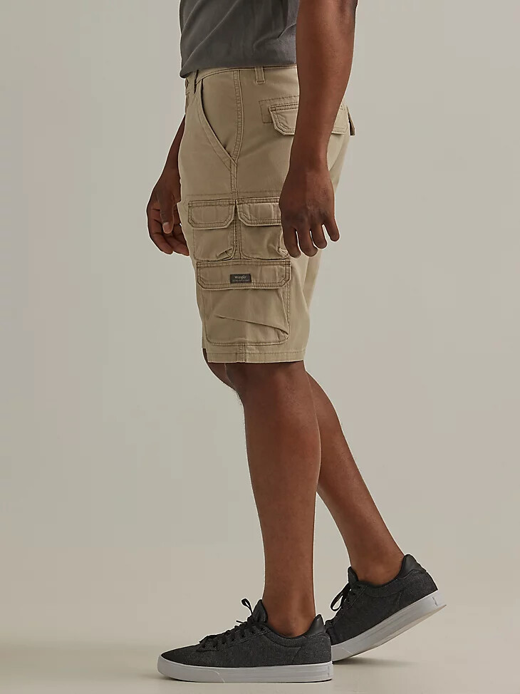 pantalón corto cargo apilado premium five star de sarga wrangler para hombre