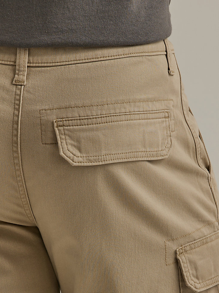 pantalón corto cargo apilado premium five star de sarga wrangler para hombre