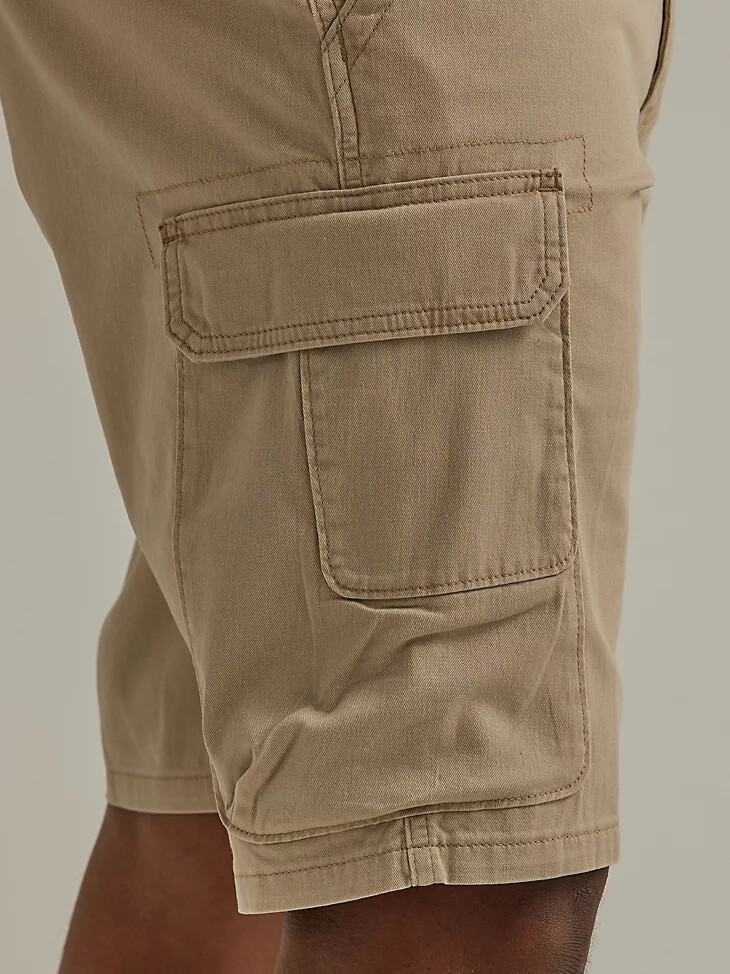 pantalón corto cargo apilado premium five star de sarga wrangler para hombre