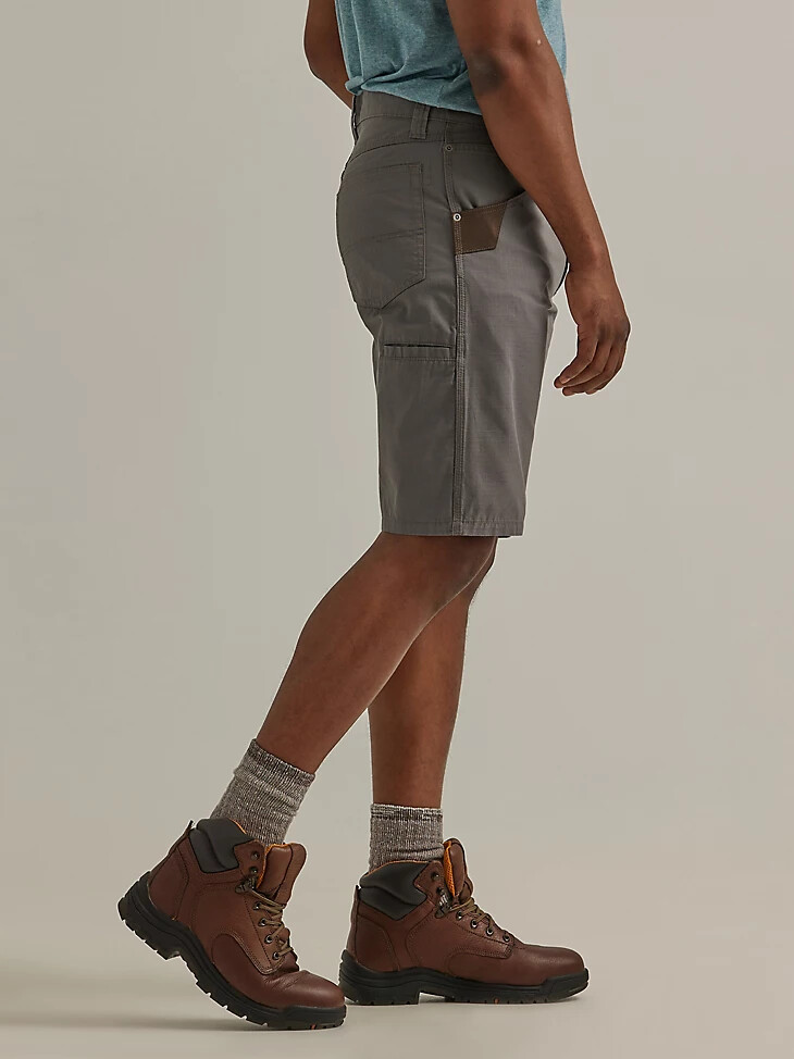 pantalón corto técnico de ropa de trabajo wrangler graphite