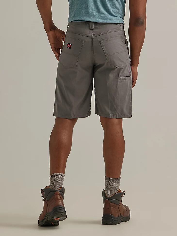pantalón corto técnico de ropa de trabajo wrangler graphite