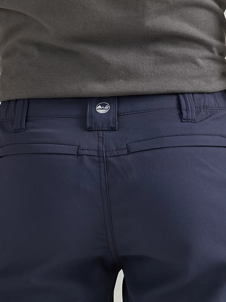 pantalón corto deportivo de cintura elástica para hombre color azul noche