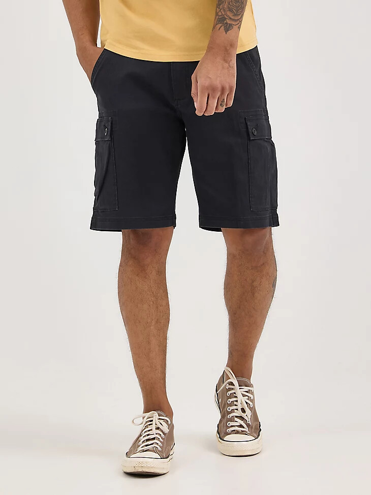 pantalón corto cargo elástico antidesgarro para hombre caviar