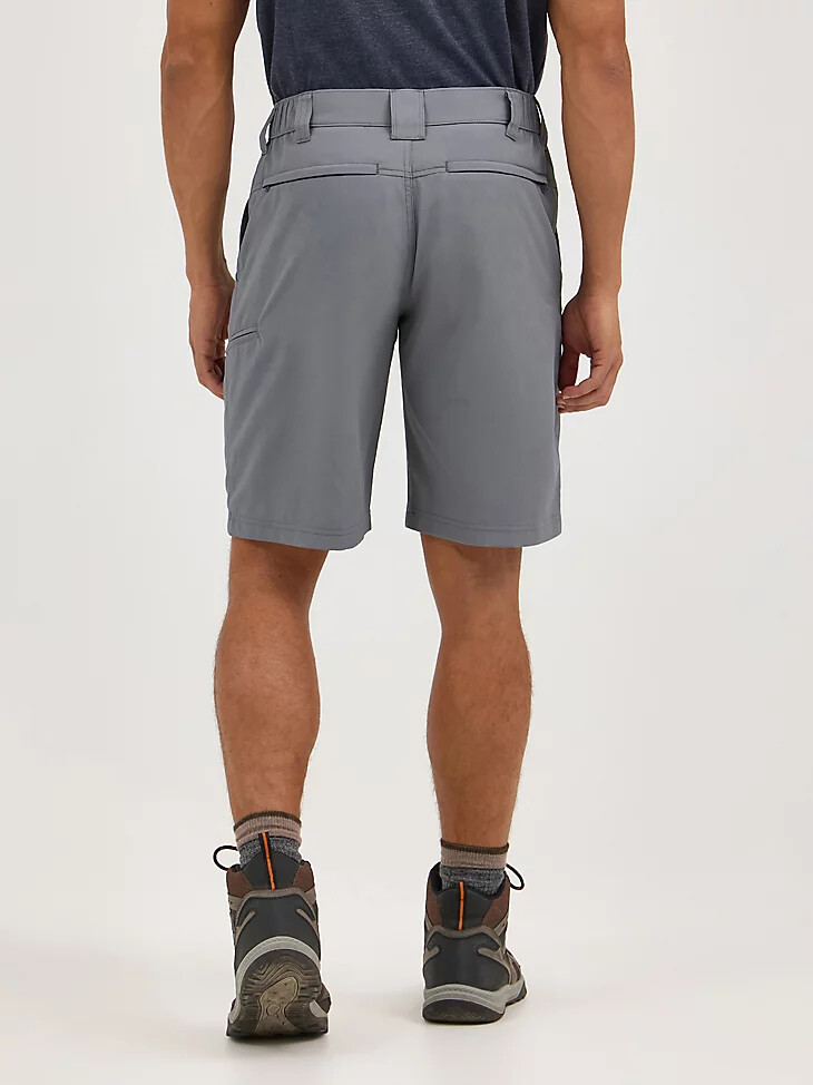 pantalón corto utilitario de campo para hombre color amapola