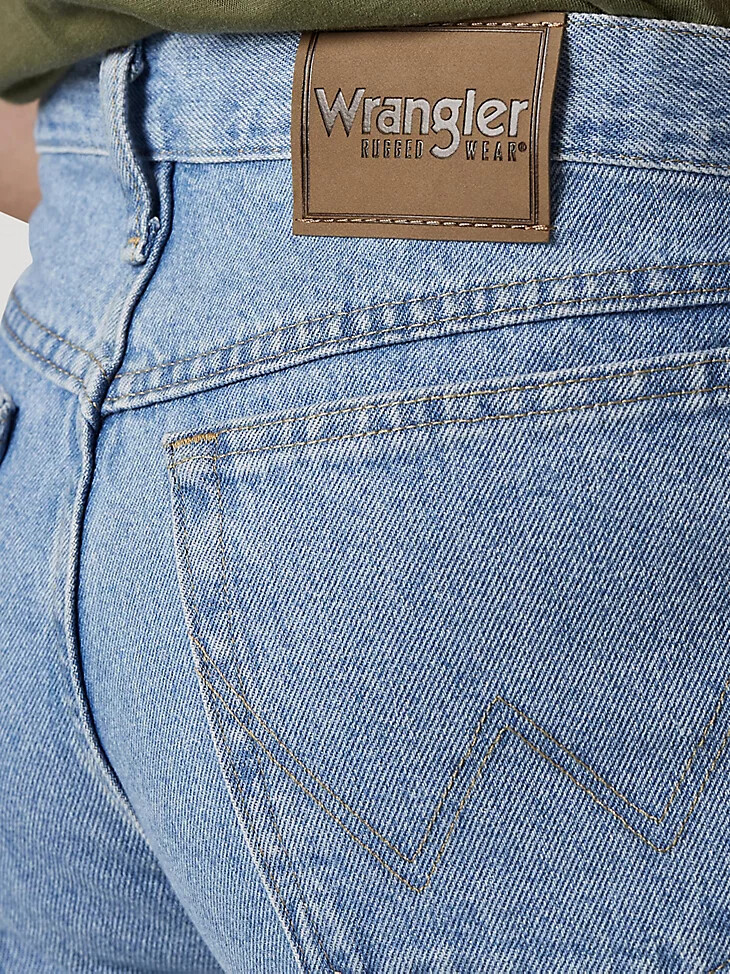 pantalón corto wrangler rugged wear relaxed fit vintage indigo