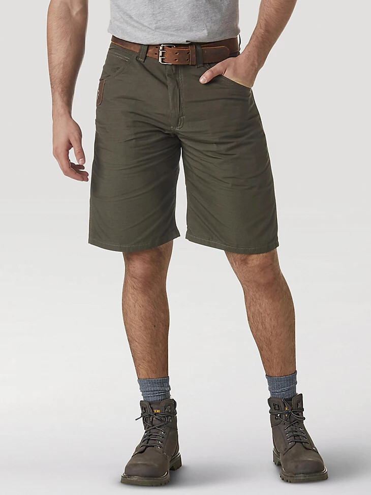 pantalones cortos técnicos wrangler riggs workwear loden