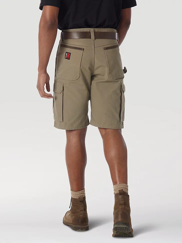 pantalones cortos cargo wrangler riggs workwear ripstop ranger bark