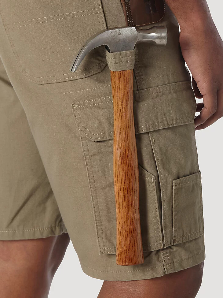 pantalones cortos cargo wrangler riggs workwear ripstop ranger bark