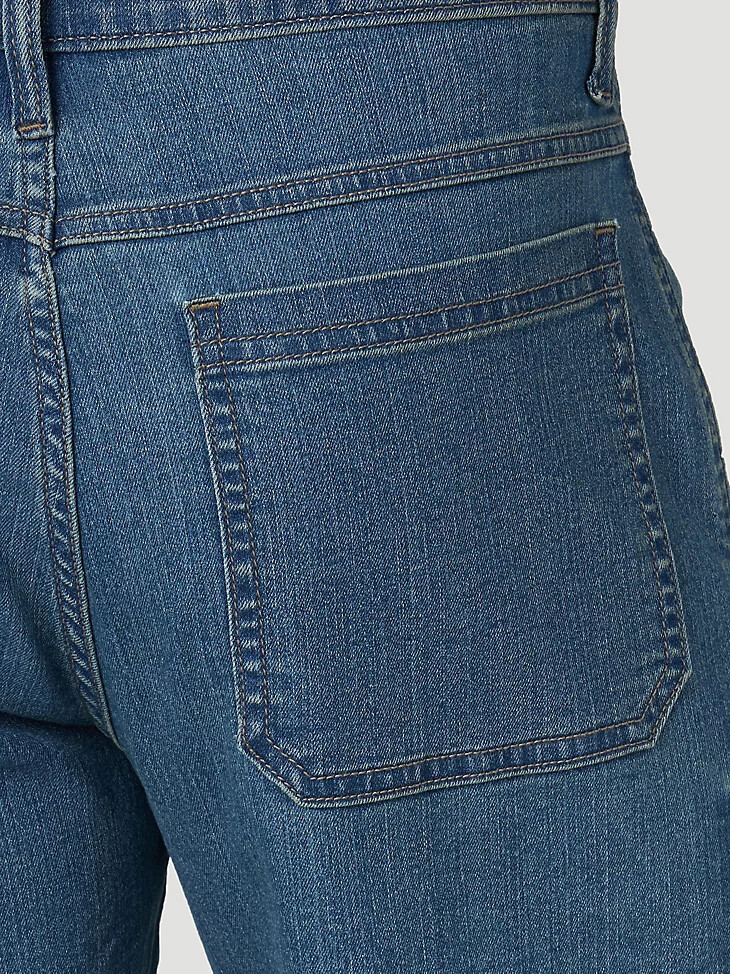 pantalones cortos cargo de mezclilla premium five star de wrangler para hombre color tinte medio