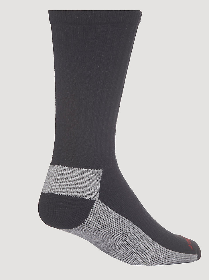 calcetines deportivos ultra secos riggs workwear paquete de 6 negros