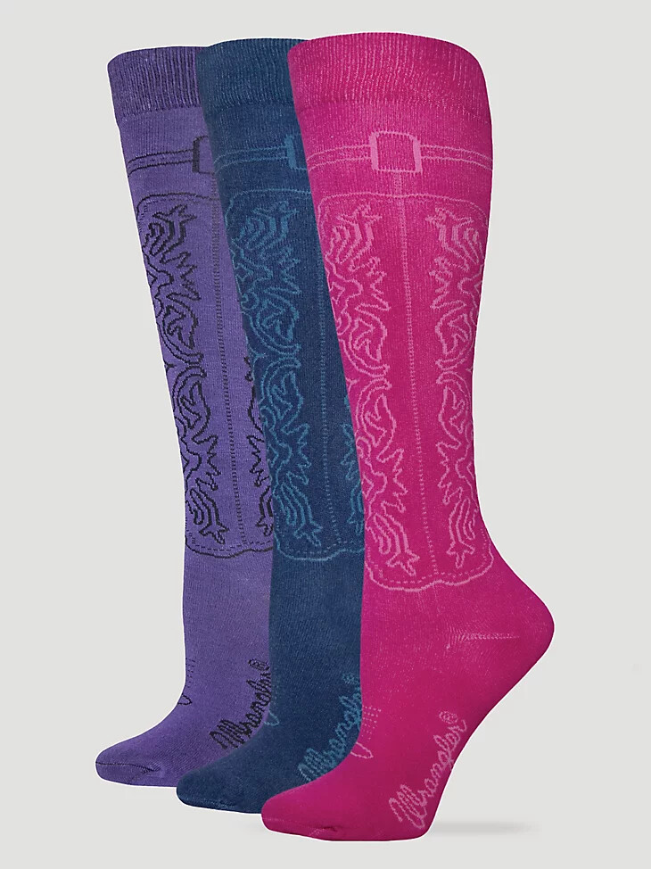calcetines wrangler para mujer paquete de 3 surtidos