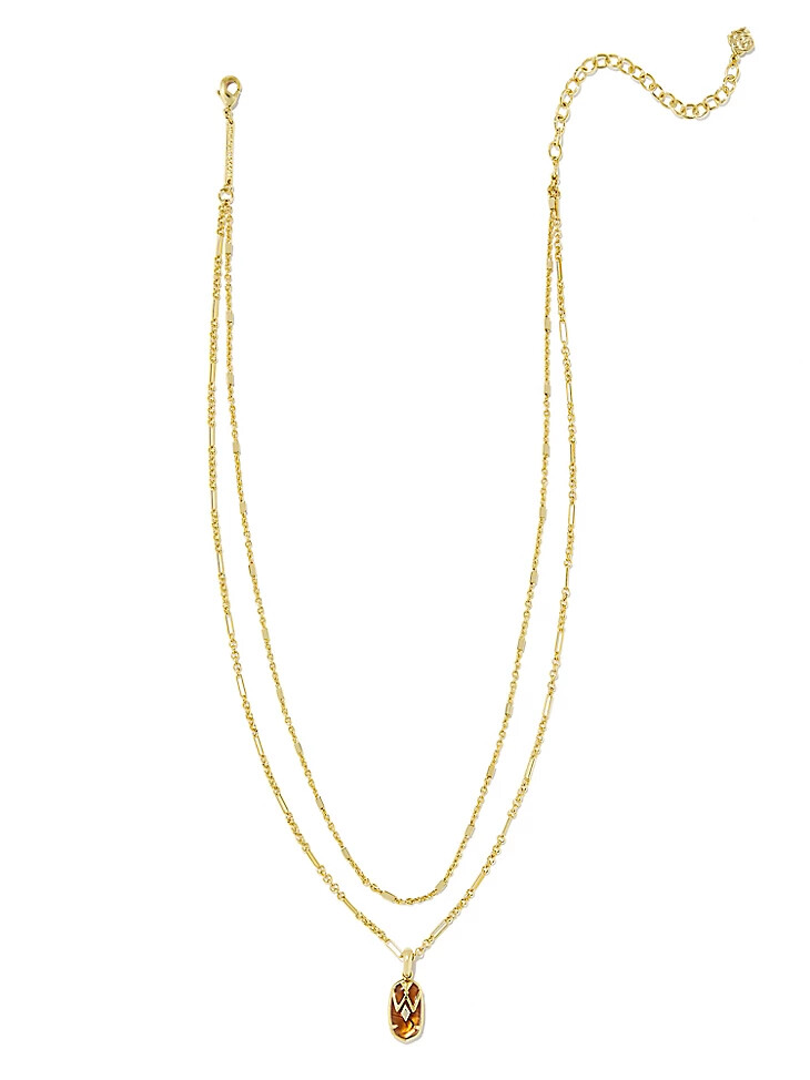 collar elisa de ámbar jaspeado de wrangler x yellow rose by kendra scott
