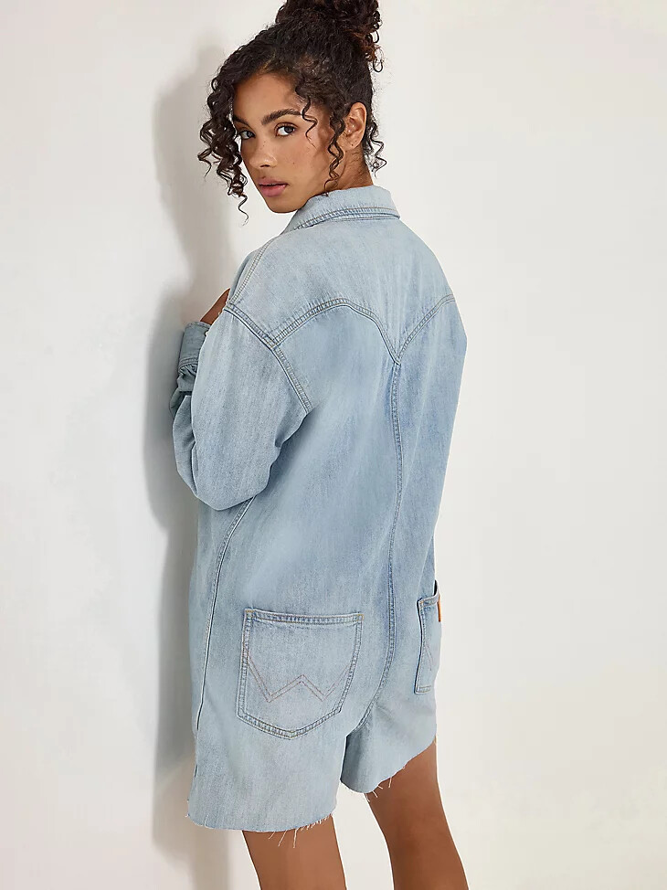 mono heritage para mujer con lavado azul pálido