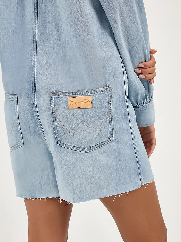 mono heritage para mujer con lavado azul pálido
