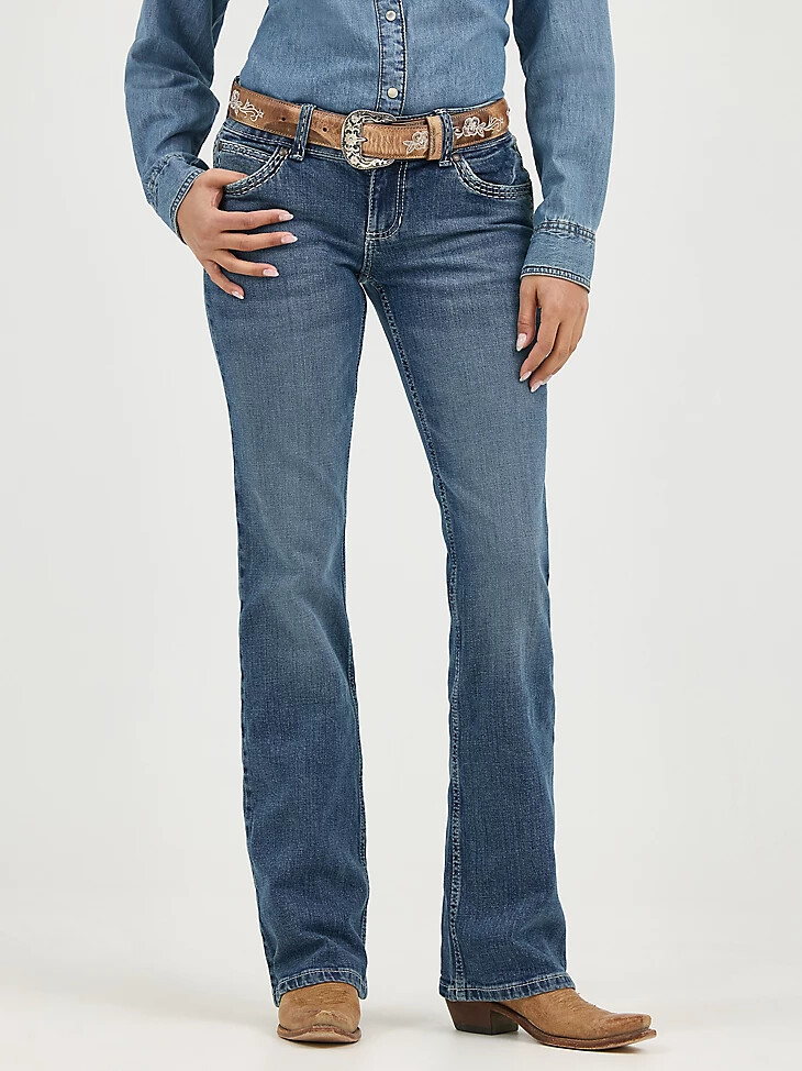 vaqueros wrangler retro sadie bootcut para mujer tiffany