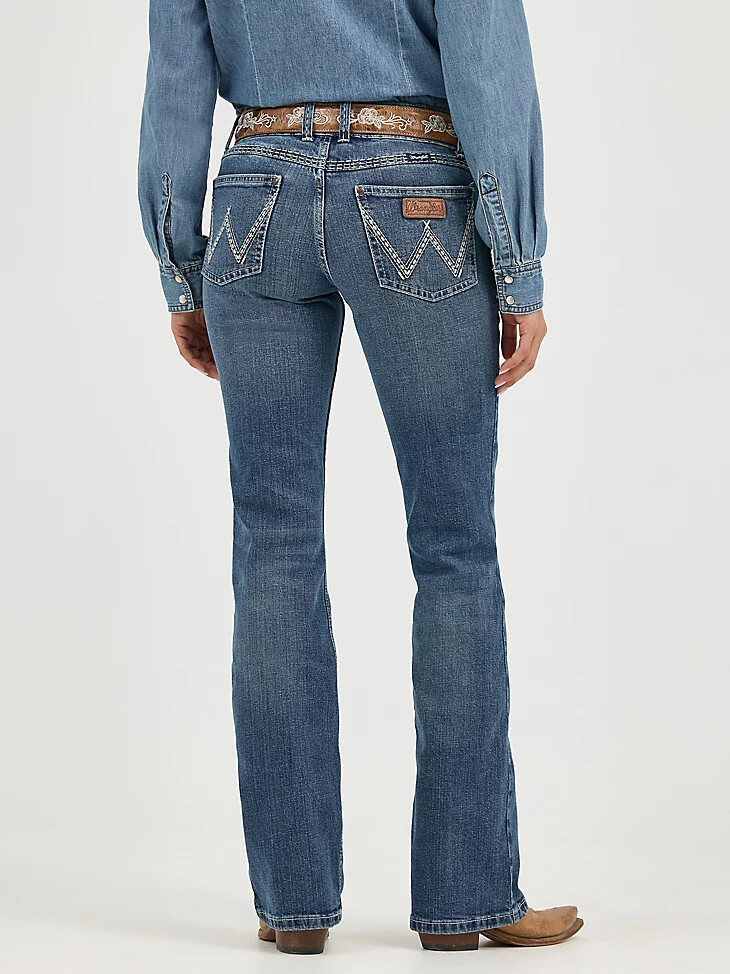 vaqueros wrangler retro sadie bootcut para mujer tiffany