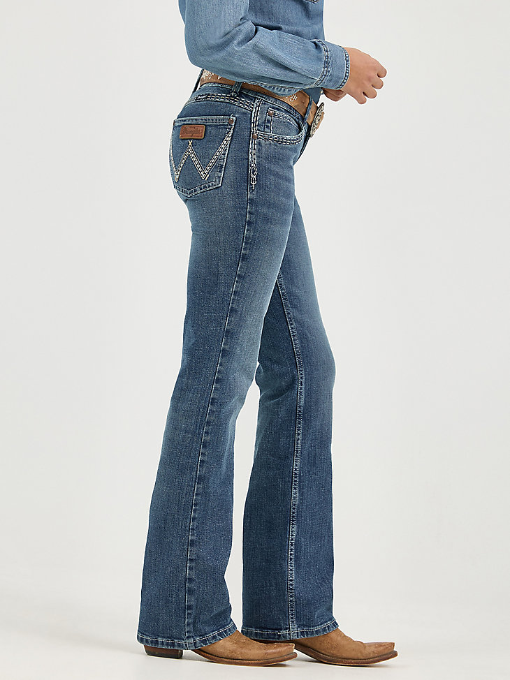 vaqueros wrangler retro sadie bootcut para mujer tiffany