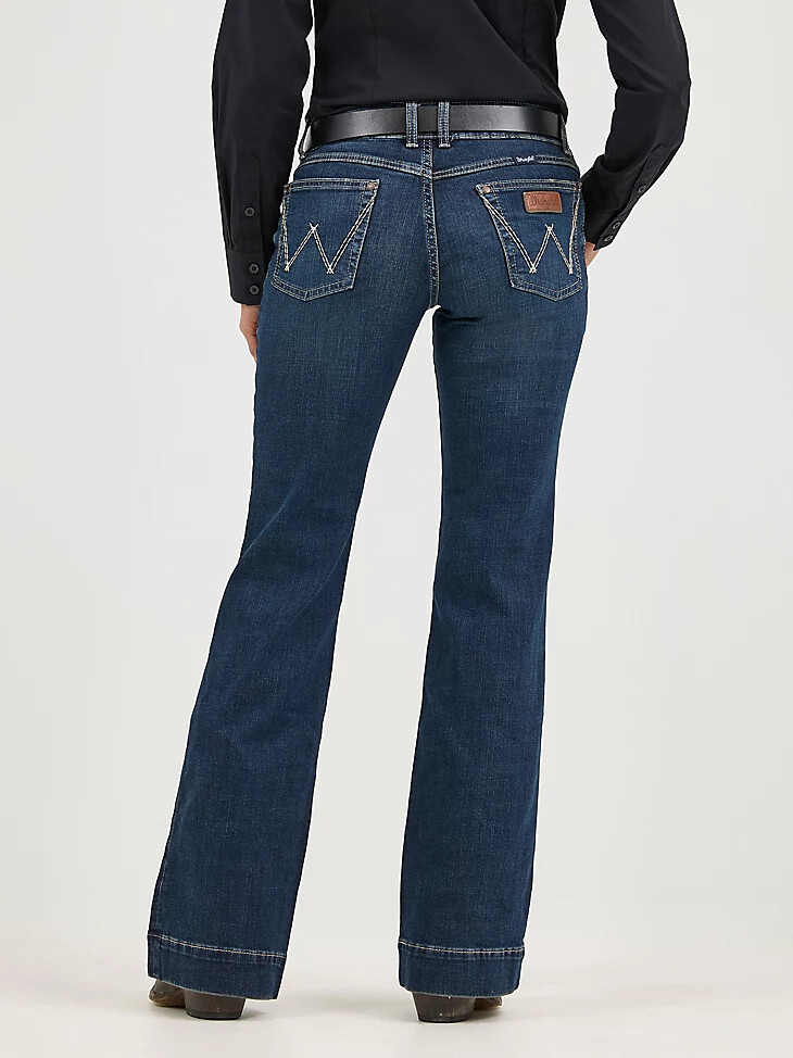 pantalón vaquero de pierna ancha wrangler retro mae para mujer samantha