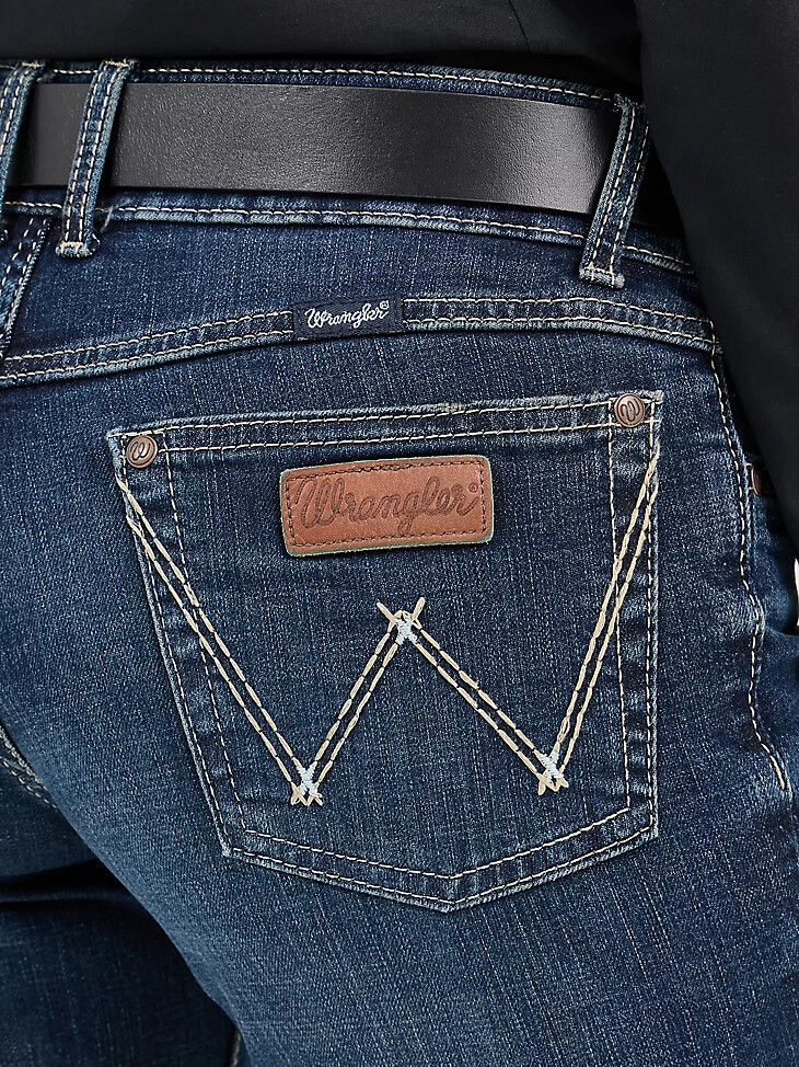 pantalón vaquero de pierna ancha wrangler retro mae para mujer samantha