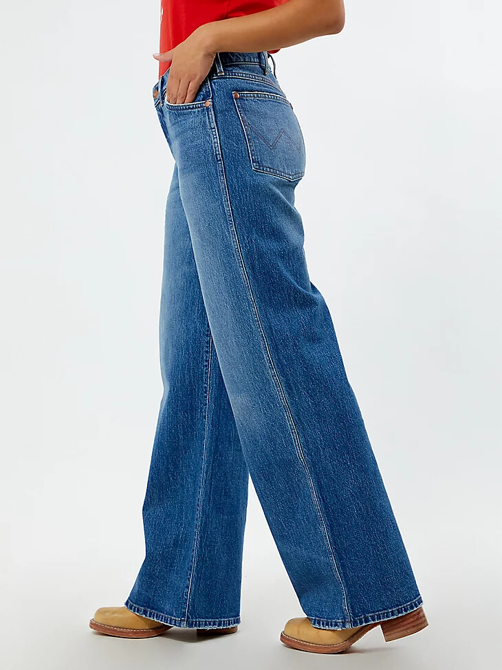 vaqueros holgados de tiro bajo wrangler x pacsun para mujer carolina