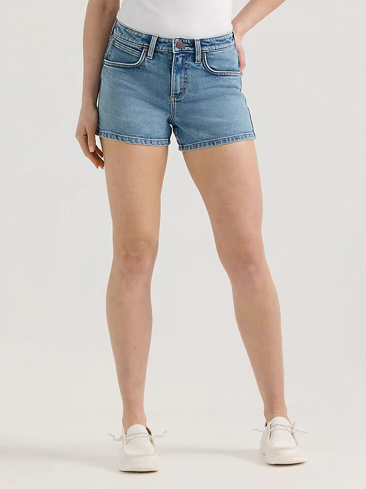 pantalón corto de tiro medio wrangler retro mae monroe para mujer