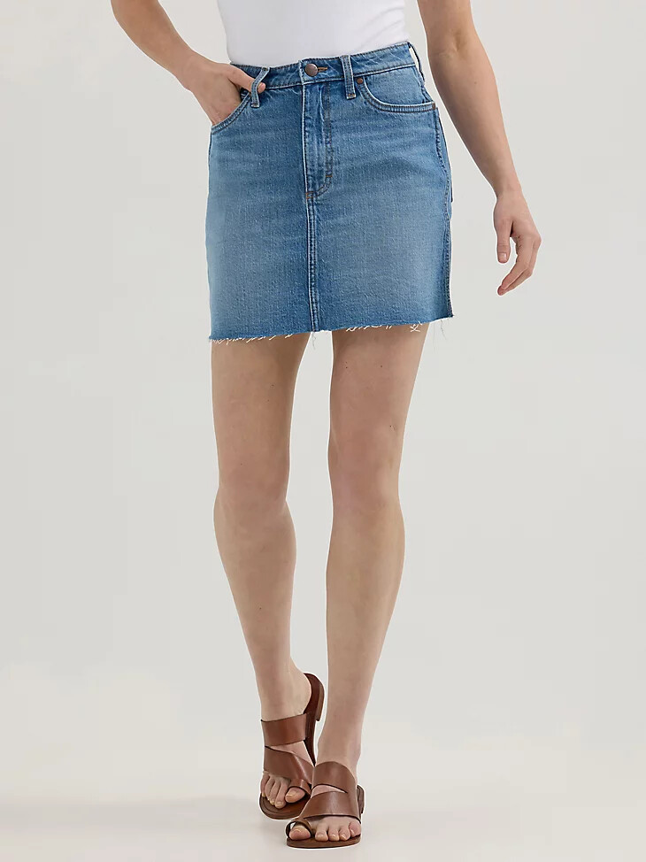 falda vaquera wrangler retro bailey para mujer river