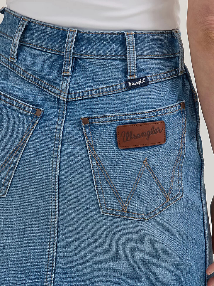 falda vaquera wrangler retro bailey para mujer river