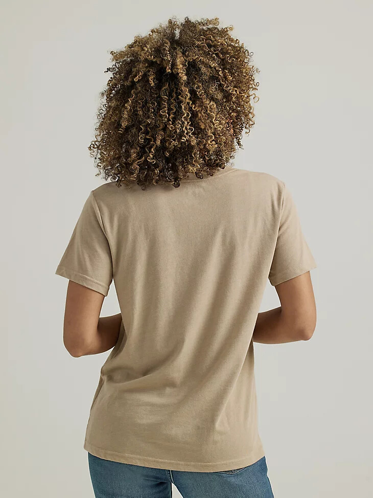 camiseta para mujer con escena de serpiente del desierto silver lining