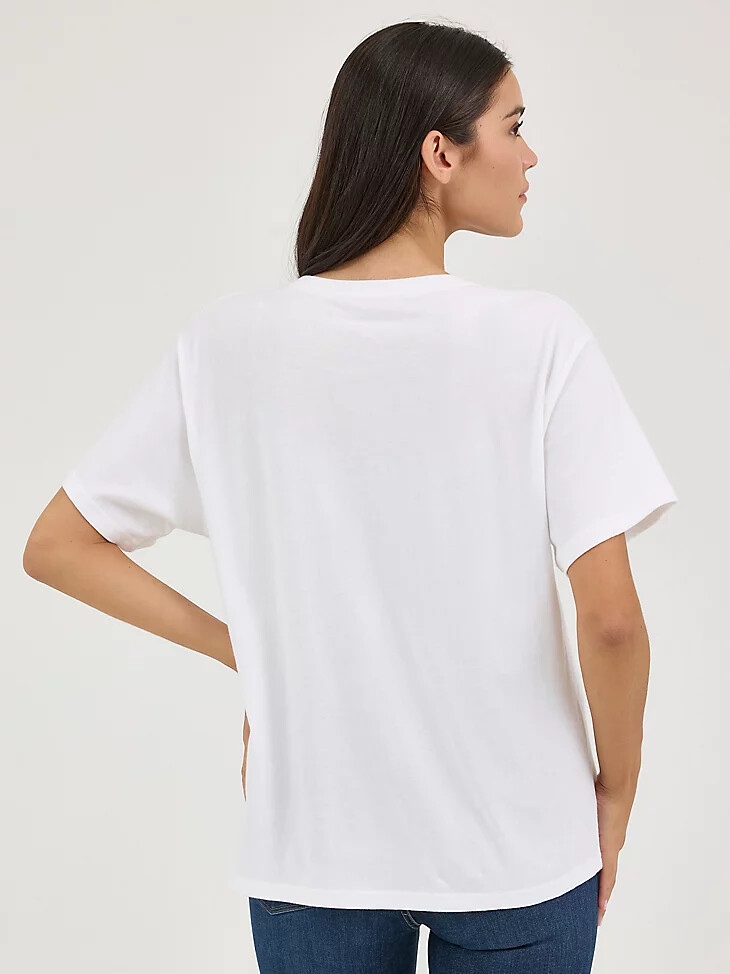 camiseta vaquera con gráfico de novia wrangler para mujer rodeo